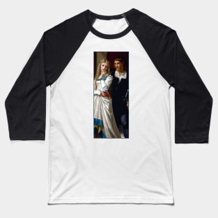 Hamlet and Ophelia by Hugues Merle Baseball T-Shirt